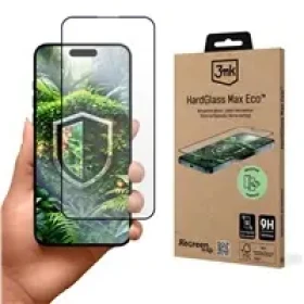 3mk Hardglass Max Eco ochranné sklo pro Apple iPhone 15 Pro (5903108596916)