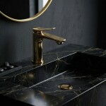 REA - Umyvadlová baterie PREMIUM Vision Gold Low REA-B6341