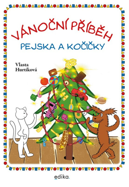 Vánoční příběh pejska a kočičky, 1. vydání - Vlasta Hurtíková