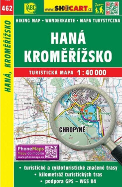 SC 462 Haná, Kroměřížsko 1:40 000