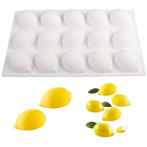 Dortisimo Silikonová forma na pečení/na mražené dezerty Citrony (na 15 ks) 29 x 17 cm