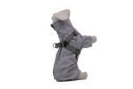 Dryo pláštěnka pro psa s postrojem a kapucí Barva: Šedá, Délka zad (cm): 28, Obvod hrudníku: 40 - 46 cm