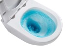 Kielle - Oudee Závěsné WC se sedátkem Softclose, Vortex Rimless+, bílá 30102010-SET1