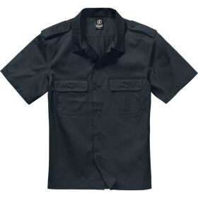 Brandit Košile US Shirt Shortsleeve černá XL