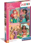 Clementoni 24092 Puzzle Disney princezny 2x20 dílků