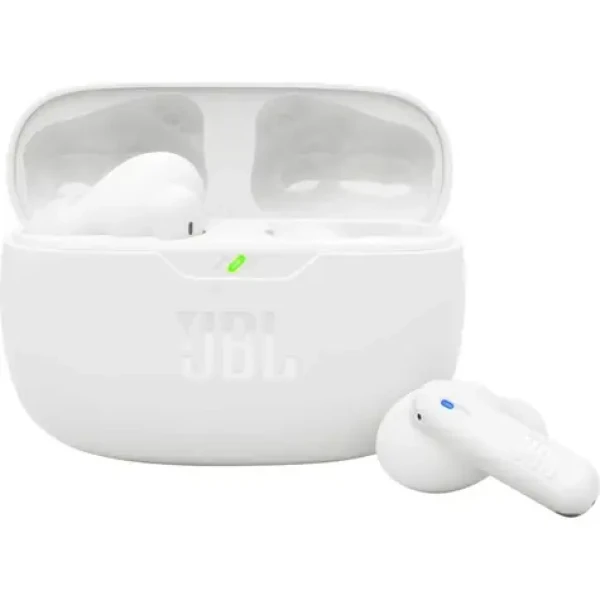 JBL Wave Beam 2 bílá / Bezdrátová sluchátka / mikrofon / BT 5.3 / IP54 (JBL WBEAM2WHT)