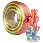 Spectrum ReFill PLA Silk Rainbow fusion / Tisková struna / 1,75 mm / 1 kg (81284)