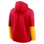 Nike Pánská mikina Kansas City Chiefs NFL 2024 Sideline Club Hoodie - Červená Velikost: 2XL