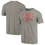 Fanatics Pánské Tričko Calgary Flames 2019 Stanley Cup Playoffs Bound Buzzer Beater Tri-Blend Velikost: