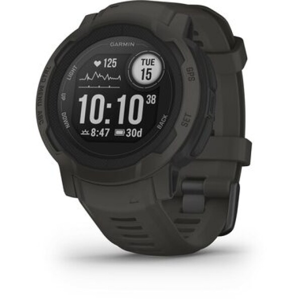 Garmin Instinct 2 Graphite / chytré hodinky / GPS / BT / měření denní aktivity / 10 ATM (010-02626-00)