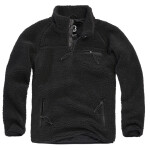 Brandit Svetr Teddyfleece Troyer černá XXL
