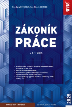 Zákoník práce po novele k 1. 1. 2025 – sešit - Zdeněk Schmied