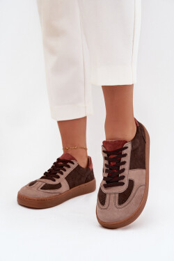 Kožené semišové barefoot tenisky dámské Zazoo N1277 hnědé 37