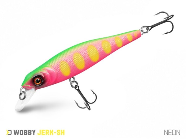 Delphin Wobler Wobby Jerk-SH 8cm 6,5g - NEON,Delphin Wobler Wobby Jerk-SH 8cm 6,5g - NEON