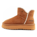 Wrangler Elsa zimní kotníkové boty zateplené pohodlné módní hnědé 38