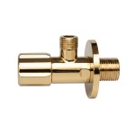 REA - Rohový ventil 02 1/2" x 3/8" Brush Gold REA-12006