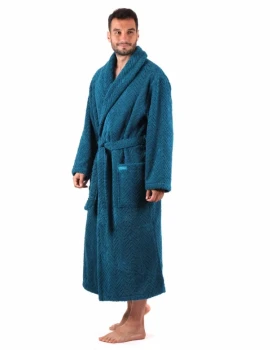 Unisex župan Vestis Athena 2116 petrolejový