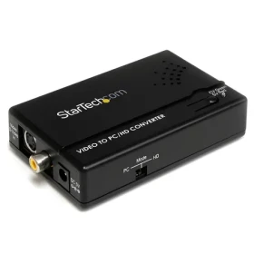 StarTech převodník Composite/S-Video na VGA černá / Převodník / max. 1600 x 1200 px / 60 Hz (VID2VGATV2)