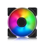 Fractal Design 120mm Prisma AL-12 ARGB 3-pack černá / Univerzální ventilátor / 19.5 dB @ 1200 RPM (FD-FAN-PRI-AL12-3P)