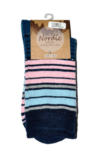 Ponožky WiK 37758 Nordic Warm And Cosy 35-42 tmavě modrá 35-38