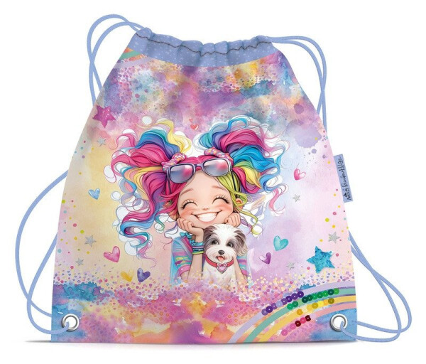 Sáček na přezůvky / sportovní potřeby Rainbow Ella