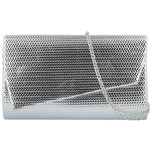 Módní dámské psaníčko Michelle Moon Astra, stříbrné