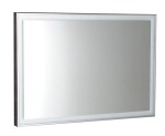 SAPHO - LUMINAR zrcadlo s LED osvětlením v rámu 90x50cm, chrom NL559