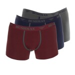 Bushman trenýrky Edward 3Pack tmavě šedé/navy/červené S