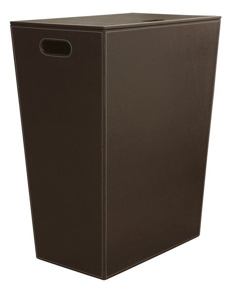 SAPHO - ECO PELLE koš na prádlo 43x48x26cm, hnědá 2462DB