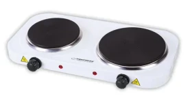 Esperanza EKH014W bílá / Elektrický vařič / 2 plotny / 2500 W / 5 teplotních stupňů (EKH014W)
