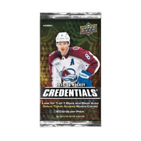 2025-2026 NHL Upper Deck Credentials Hockey Hobby balíček