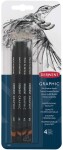 Derwent Graphic Soft sada 4 grafitové tužky 39005