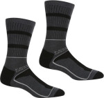 Pánské ponožky Regatta RMH045 Samaris 599 černo šedé Černá 43-47