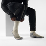 Unisex merino turistické ponožky SMARTWOOL Mountaineer Classic Edition Maximum Cushion, Taupe velikost: 46-49 (XL)