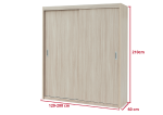 Nábytek Mikulík Skříň MIA XL ROZMĚR: (š/v/hl.) 200x210x60 cm