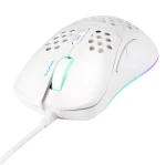 Deltaco GAM-108-W bílá / Herní myš / RGB / optická / 6400 DPI / USB-A / 7 tlačítek (GAM-108-W)