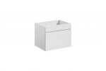 COMAD - Skříňka pod umyvadlo 60cm 1 zásuvka ICONIC WHITE 5907611654972