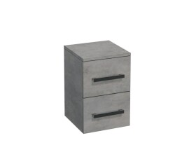 Koupelnová skříňka nízká SAT Cube Way 32,5x49,3x33 cm beton CUBE3CHN32BE CUBE3CHN32BE