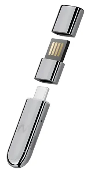 VIAIM Notekit XFVI-D95 šedá / Zvukový záznamník s AI přepisem / Bluetooth 5.3 / USB-A/USB-C / dosah 10 m (XFVI-D02)