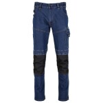 Kalhoty pracovní jeansové DANNY, modré, 2XL, STALCO