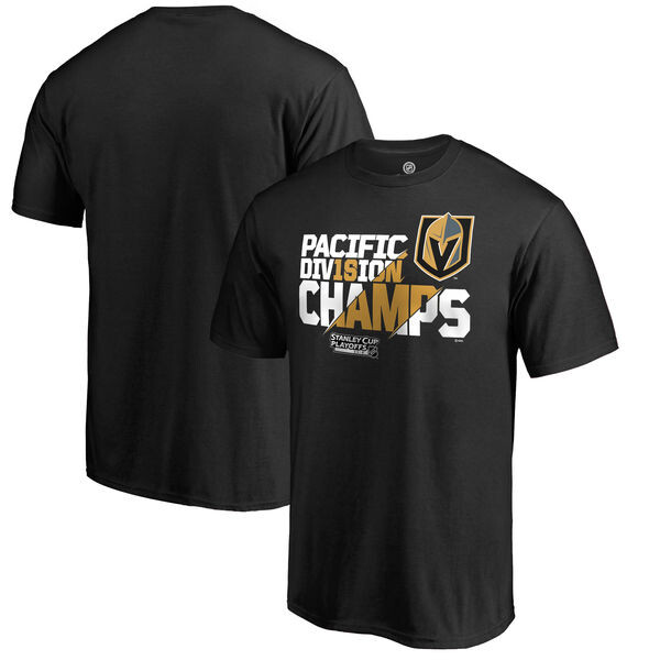 Fanatics Pánské Tričko Vegas Golden Knights 2018 Pacific Division Champions All-Time Save Velikost: M