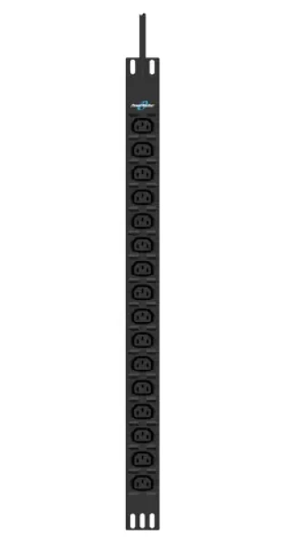 PowerWalker PHB21 černá / PDU / 16x C13 / IEC C20 vstup / 0U vertikální (10133023)