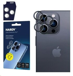 3mk HARDY Lens Protection Pro skla na fotoaparát pro Apple iPhone 15 Pro Black (5903108573412)