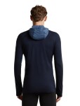 ICEBREAKER Mens Merino 200 Oasis+ LS Half Zip Hoodie, Midninavy/Dawn/JetHeather/Cb (vzorek) velikost: M