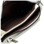 Trendy dámská koženková crossbody kabelka Aksila, bílá