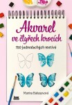 Akvarel ve čtyřech krocích - 150 jednoduchých motivů - Marina Bakasovová