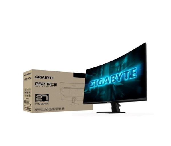 GIGABYTE LCD - 27" Gaming monitor GS27FC2, Prohnutý VA 1500R, 1920x1080 FHD, 240Hz, 3000:1, 350cd/m2, 1ms, 2xHDMI, 1xDP EDF_1541162