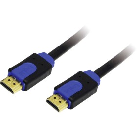 LogiLink HDMI kabel Zástrčka HDMI-A, Zástrčka HDMI-A 10.00 m černá CHB1110 4K UHD HDMI kabel