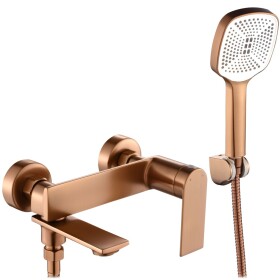 REA - Vanová nástěnná baterie STORM - Brush Copper REA-B3003