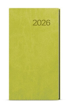 Týdenní diář 2026 Jakub Vivella kapesní zelená